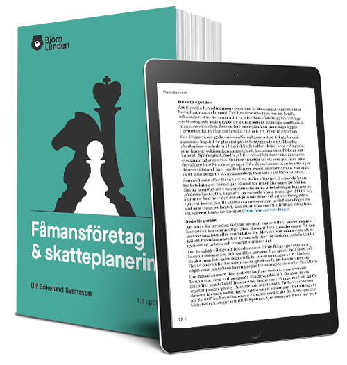 Fåmansföretag och skatteplanering