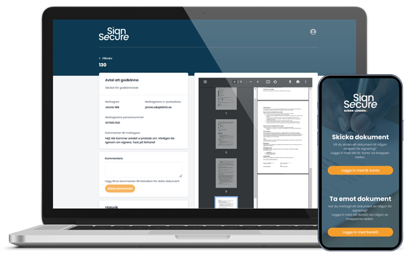 SignSecure, smidig digital avtalshantering
