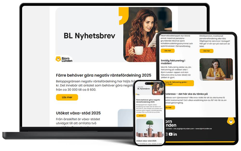 Bjorn Lundens nyhetsbrev